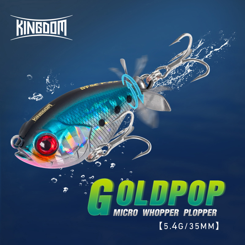 Fishing Lure Topwater - Kingdom Cánh Quạt Topwater Popper Câu