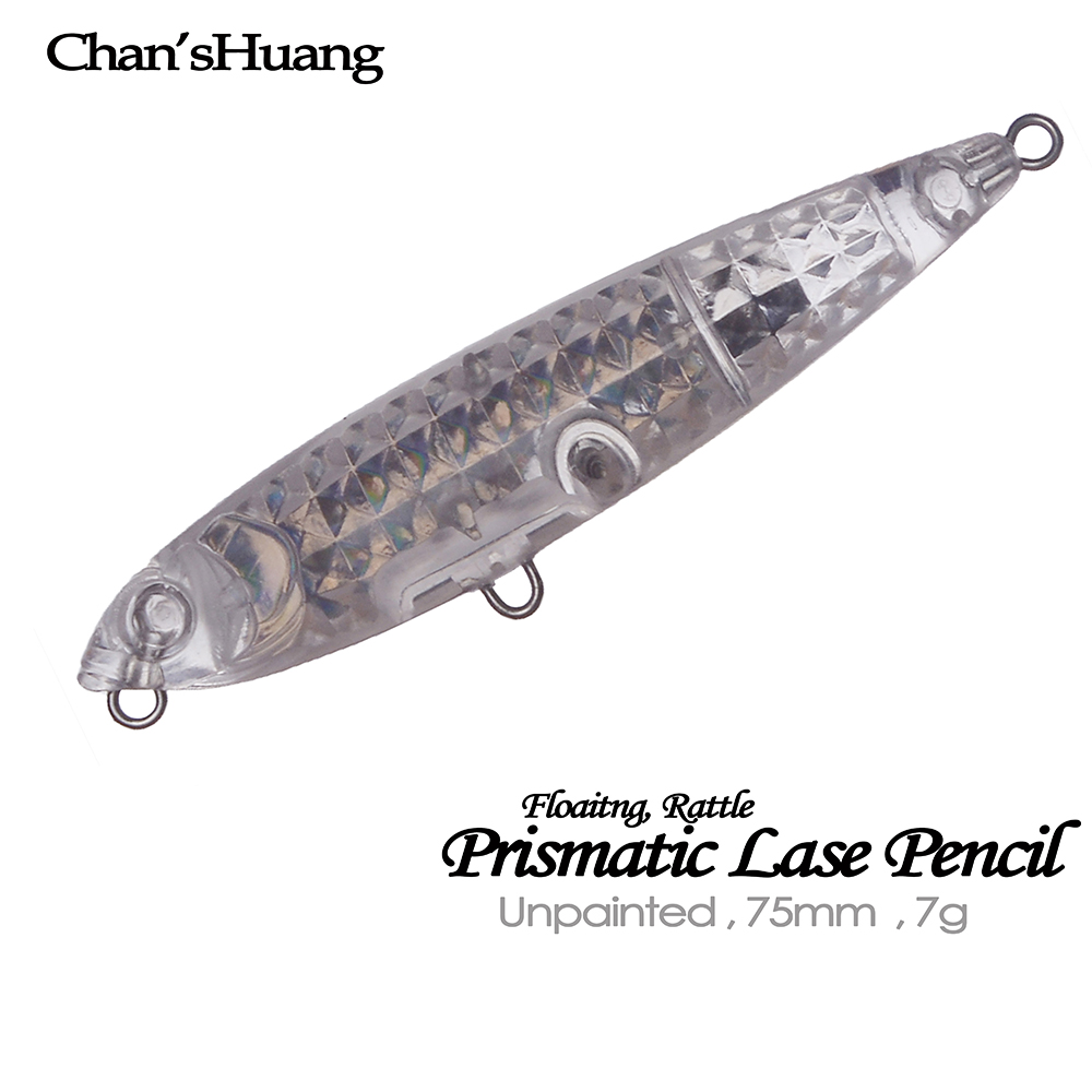 Fishing Lure Topwater - Chan’sHuang 20PCS Unpainted Blank Fishing Lures