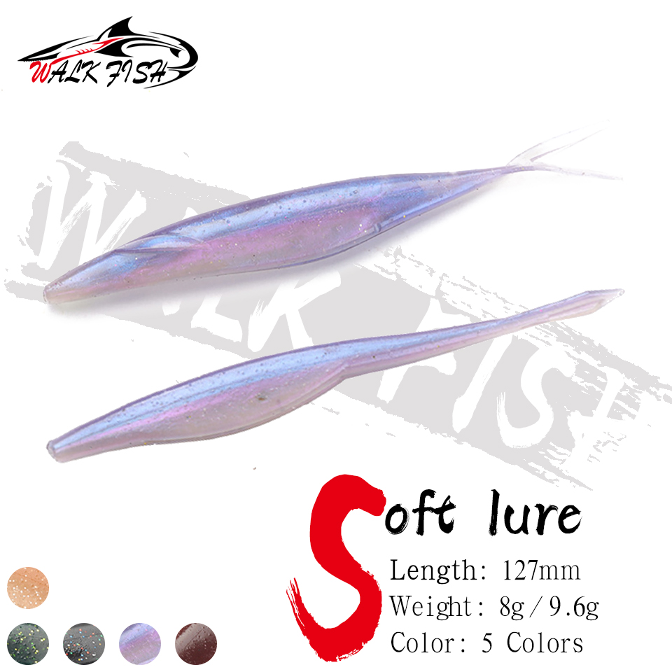 Fishing Lure Swimbait - WALK FISH 6Pcs/Lot 12.7cm 8g/9.6g Sinking