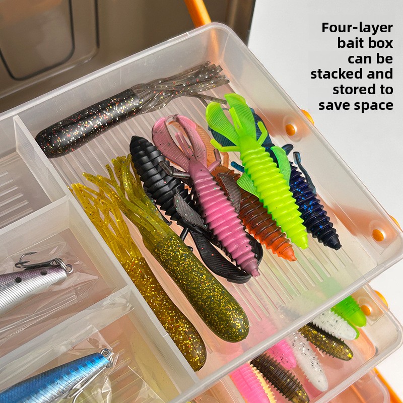 Large Four-Layer Outdoor Fishi - đánh giá và giá Fishing Lure Accessories