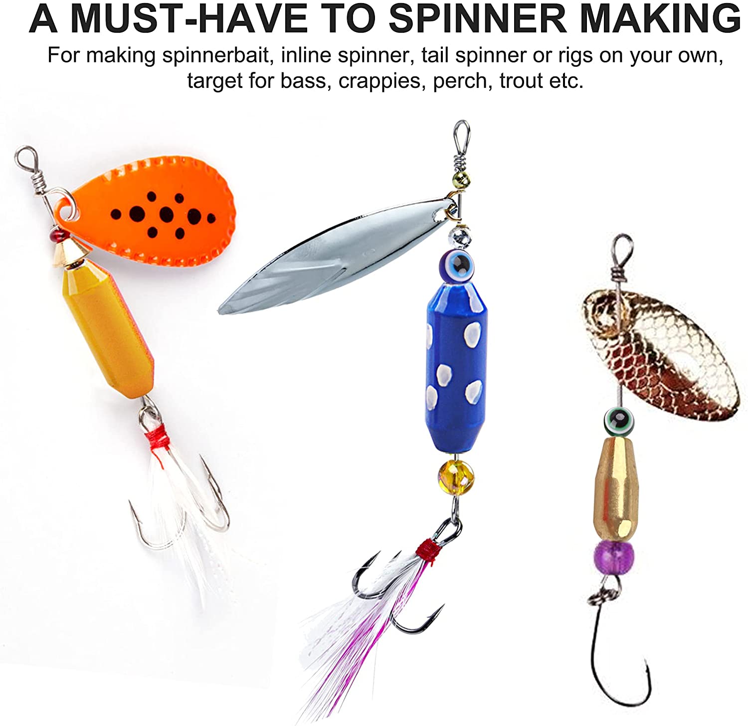 10 Câu Cá Cánh Bằng Đồng Dụ Cơ - đánh giá và giá Fishing Lure Accessories