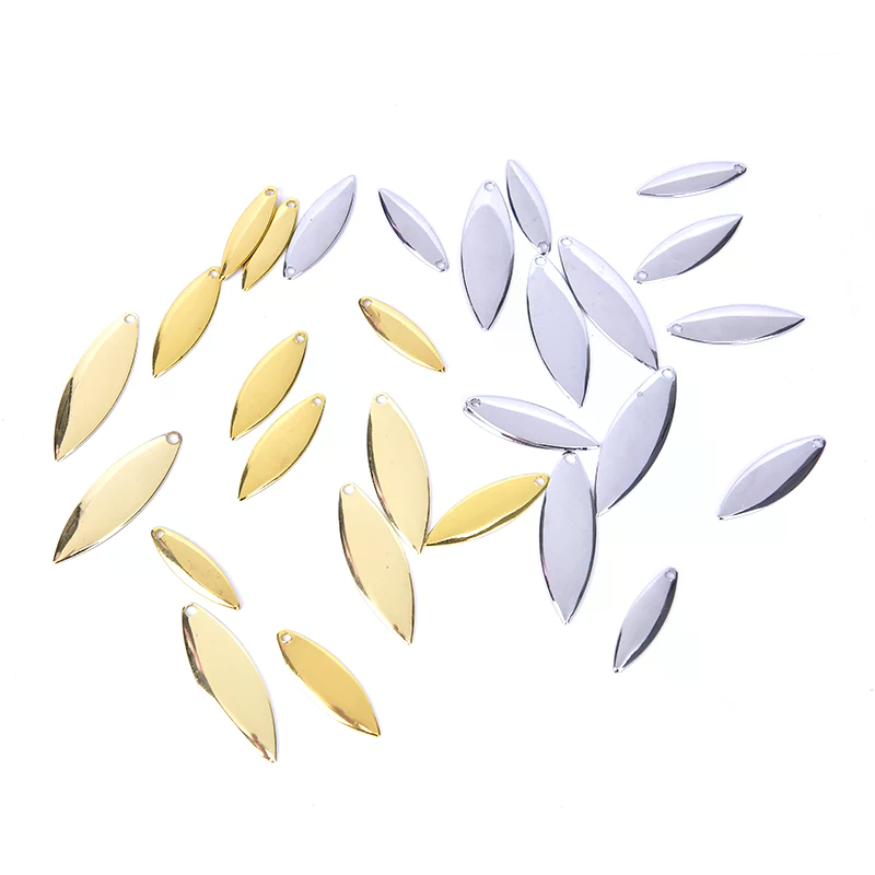 50pcs Willow Spinner Blades Sm - đánh giá và giá Fishing Lure Blade Bait
