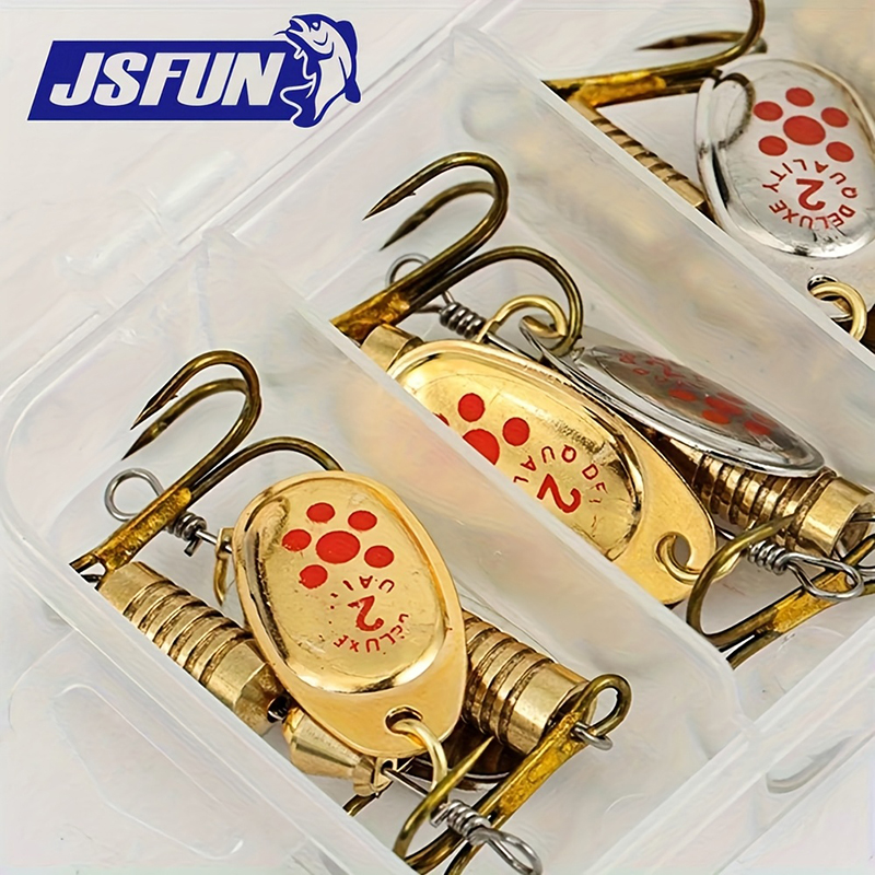 JSFUN 10pcs Spinner Lure Set w - đánh giá và giá Fishing Lure Blade Bait