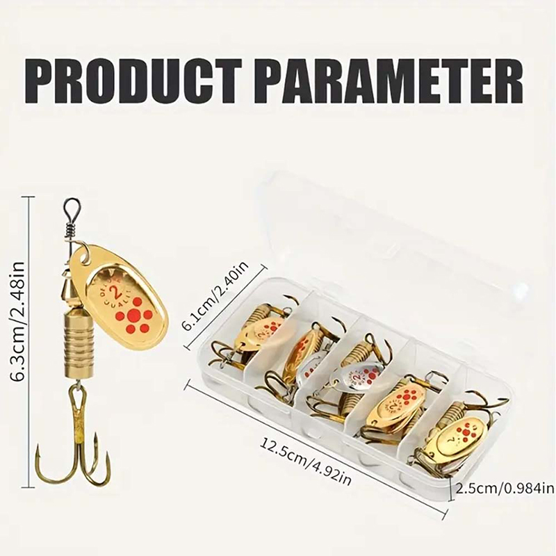 JSFUN 10pcs Spinner Lure Set w - đánh giá và giá Fishing Lure Blade Bait