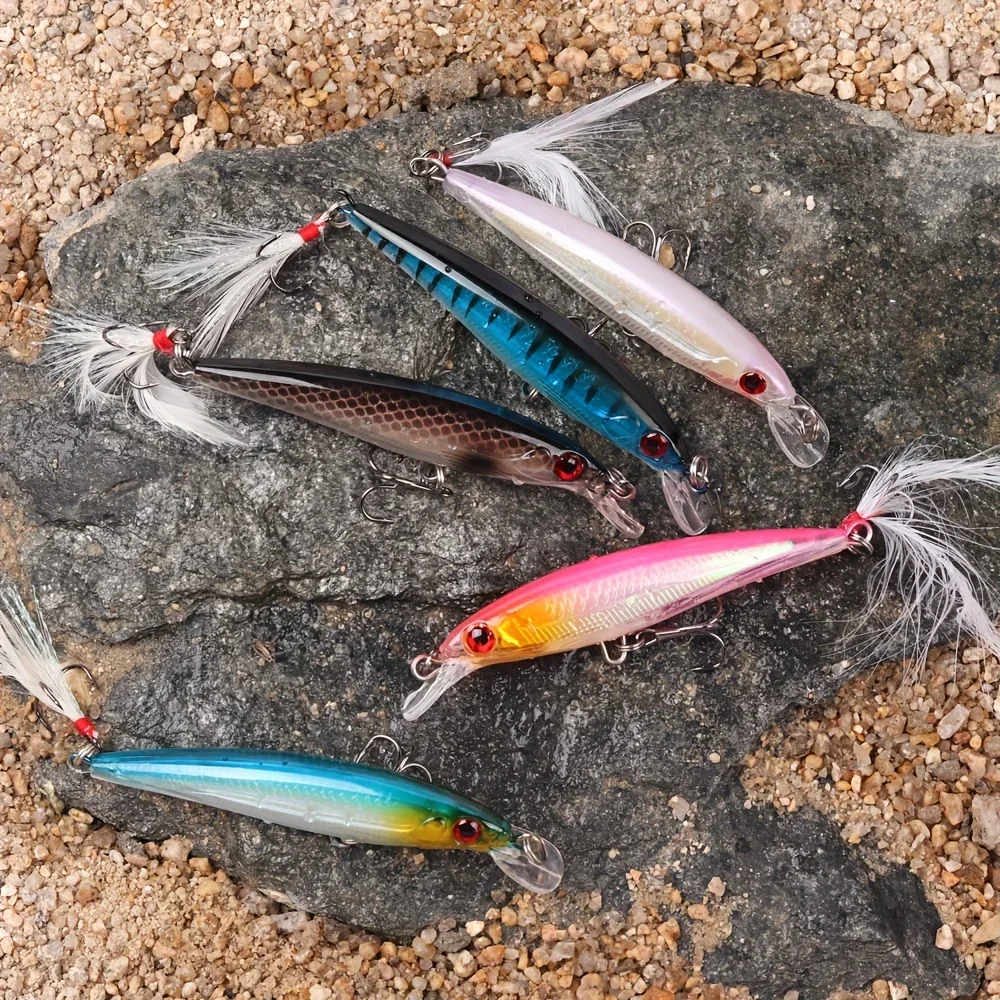 5pcs/box Laser 3D Eyes Bionic  - đánh giá và giá Fishing Lure Box