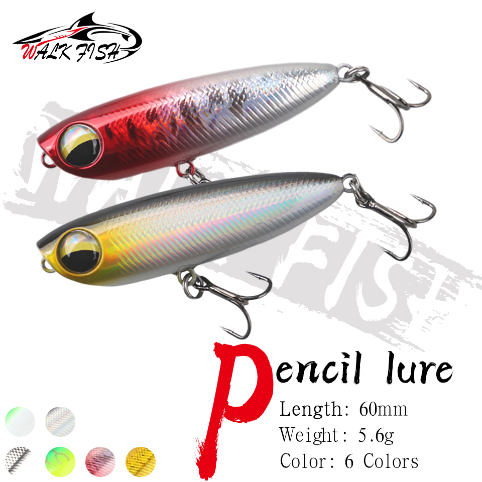 WALK FISH 1Pcs 6cm 5.6g Topwat - đánh giá và giá Fishing Lure Topwater