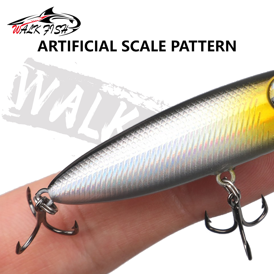 WALK FISH 1Pcs 6cm 5.6g Topwat - đánh giá và giá Fishing Lure Topwater
